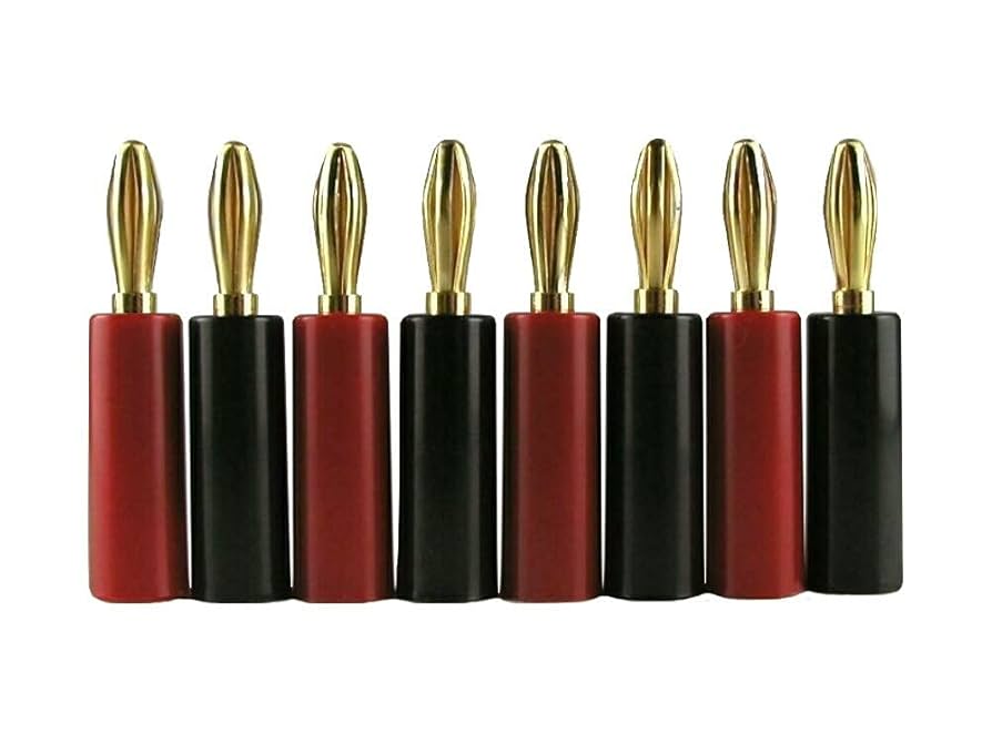 GOLDMUND ゴールドムンド　バナナプラグ 8個セット GOLDMUND ゴールドムンド バナナプラグ 8個セット 金メッキ